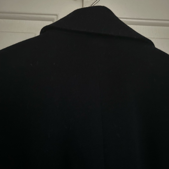 Brooks Brothers Wool Coat Classic Black Timeless SZ 12 - Picture 2 of 8